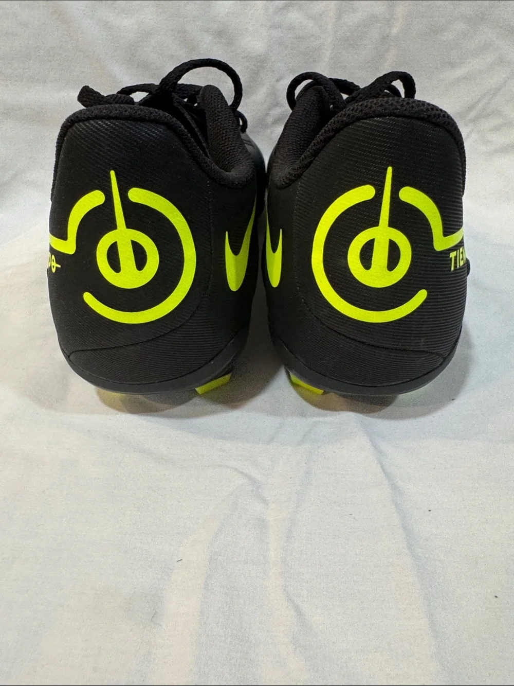 Nike Kids Black & Neon Yellow Soccer Cleats